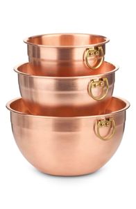 Modern Gold <b>Silver</b> Triple Bowl Serving <b>Tray</b> Luxury Hospitality Tabletop Display Set - Product Image 2