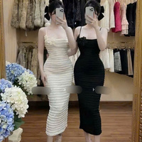Robe longue élégante et simple pour femme en soie, confortable, décontractée et formelle pour diverses occasions