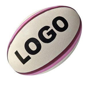 Fabricante de Balones de Rugby OEM, Logotipo Personalizado, Tamaño 5, Balón de Entrenamiento, Alta Adherencia, Impermeable, PU, Precio al por Mayor, MOQ Bajo - Product Image 5