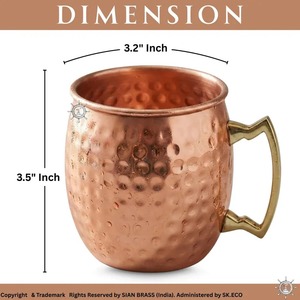 Metal Ceramic <b>Copper</b> Mug Set Premium <b>Copper</b> Ceramic <b>Cups</b> - Product Image 6