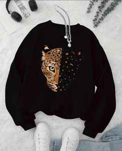 Sweat-shirt d'hiver pour femme en tissu polaire mélange polyester/coton de qualité supérieure pour le confort et le style - Product Image 5