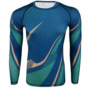 Rashguards sur mesure de qualité supérieure, haute qualité, BJJ MMA, rashguard pour hommes, couleur et logo personnalisés - Product Image 4