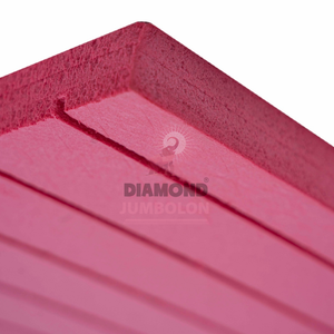 Panneau isolant en mousse XPS ignifuge Diamond Jumbolon avec rainures pour isolation thermique et acoustique, épaisseur 75 mm - Product Image 3