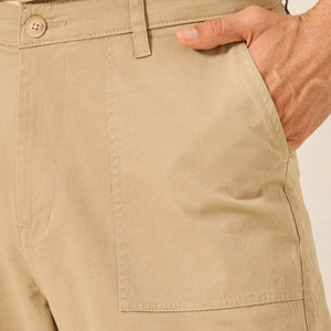 Pantalon chino slim de qualité supérieure, article de vêtement haut de gamme, logo personnalisé imprimé, look élégant, pantalon chino pour homme - Product Image 5