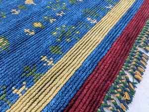 Alfombra Kilim de Lana de Primera Calidad, Hecha a Mano, Pelo Medio, de la Colección Ocean Art, Ecológica, Lavable, Tamaño Personalizable, para Oración - Product Image 2