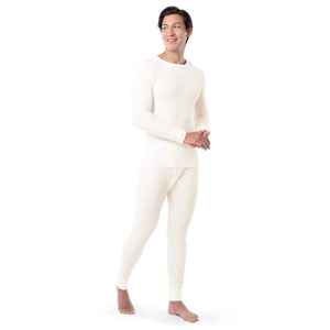 Camiseta Térmica de Manga Larga para Hombre, de Algodón, Tejido Waffle, Capa Base de Invierno, Retención de Calor, Ropa Interior, OEM ODM - Product Image 3