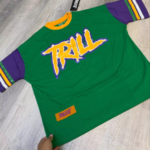 2026 Custom Designer Clothing Manufacturer Streetwear Mens Boxy Cropped 100% Cotton <b>Tshirts</b> Oversized Baggy Round Neck T-Shirts - Product Image 1