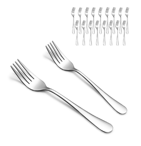 Tenedores Modernos de Acero Inoxidable y Tenedores para Pastel Lunar, Plateados con Acabado Espejo, Ecológicos, Suministros para Hoteles, Bodas y Regalos - Product Image 5