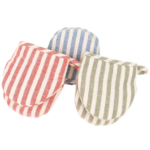 Lot de 2 maniques de cuisine résistantes à la chaleur, écologiques, épaissies, anti-brûlure, en polyester et coton, pour la cuisine - Product Image 6