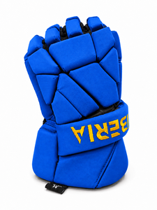IBERIA Premium Wholesale Blue Lacrosse <b>Gloves</b> for Men | Padded Protective Lacrosse <b>Gloves</b> | Custom Team <b>Gloves</b> - Product Image 4