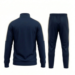 Conjunto Deportivo Profesional para Hombre, Chaqueta con Cierre Completo y Pantalones Ajustados, Ropa Deportiva Personalizada OEM ODM - Product Image 3