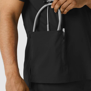 Fashion Hospital Uniform Nurse Beauty Dental Salon Work <b>Clothes</b> Custom Logo Stretch Medical <b>Scrubs</b> Set For Men - Product Image 6