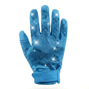 Guantes de Fútbol Americano con Pedrería de Alta Calidad, Última Moda en Ropa Deportiva, Logotipo Personalizado, Tallas Grandes, Más de 1000 Pedrerías, para Hombre - Product Image 1