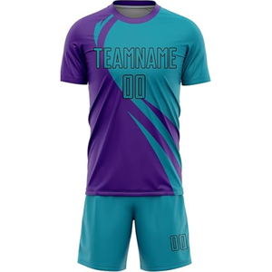 Uniforme de Fútbol Duradero, 100% Poliéster, Ecológico, Transpirable, de Secado Rápido y Elástico en Cuatro Direcciones para Equipos Masculinos Adultos, Personalizable - Product Image 2