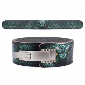 Ceinture de Powerlifting en Cuir Véritable avec Levier, Soutien Lombaire Ajustable, Ceinture Anime, Ceintures d'Entraînement Ajustables avec Levier, Unisexe - Product Image 1