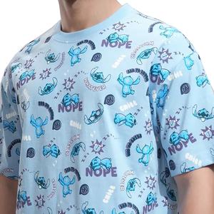 Venta caliente personalizado todo estampado transpirable 3D patrón Unisex Casual verano hombres de talla grande pantalones cortos conjunto tejido chándal - Product Image 5