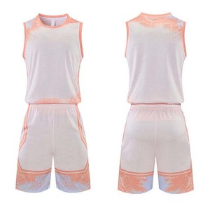 ชุดบาสเก็ตบอลแบบ sublimation printing ดีไซน์ล่าสุด คอลเลคชั่นใหม่ เสื้อและกางเกงขาสั้น ชุดยูนิฟอร์มบาสเก็ตบอล - Product Image 4