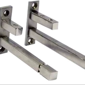 Par de soportes en forma de F de acero inoxidable de 8 mm (3*8 mm) - Product Image 1