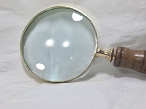 Handmade Wooden Handle Magnifying Glass Vintage Desktop Decorative Handheld Magnifier for Reading <b>Map</b> Office Decor Luxury Gift - Product Image 4