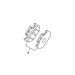 MOQ 2000/commande Plaquettes de frein arrière pour Yamaha B97-F5806-00 / B97-25806-00 R15V3 MT15 ABS YZF R125 19 MT125 XSR125 FZ25 - Product Image 1