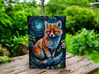 Carnet en cuir de renard personnalisé, fait main, style vintage, Grimoire des Ombres, cadeau pour lui et elle, Héritage des Herbes 200