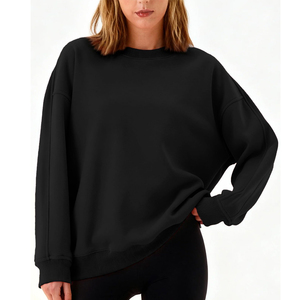 Newest Style Ladies Streetwear Winter Fashion Clothing Oversized <b>Sweat</b> Shirts <b>Top</b> Seller Lightweight women's sweatshirt - Product Image 1