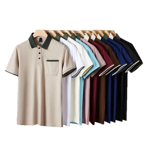 Wholesale Plain Blank Golf Polo Shirt For Men Design Your Own Brand Short Sleeve Men Polo Shirt In <b>Bulk</b> Quantity - Product Image 2