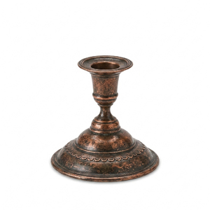Handmade <b>Brass</b> <b>Candlestick</b> <b>Holder</b> With Textured Finish For Home Wedding Decoration Tabletop Candle <b>Holder</b> - Product Image 5