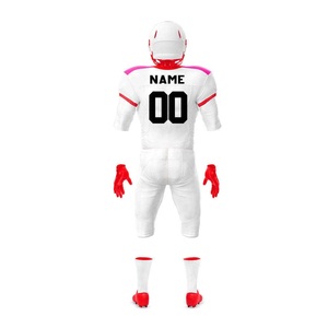 Uniforme Deportivo Personalizado con Logotipo Sublimado, Ropa Deportiva de Poliéster de Secado Rápido, Uniforme de Fútbol Americano, Jersey y Pantalón - Product Image 3
