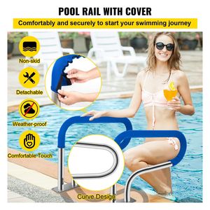 Corrimano per Piscina in Acciaio Inox 304, 32 X 22.5, Capacità di Carico 375 lbs, Ringhiera di Sicurezza per Piscina - Product Image 3