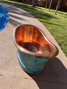 Fregadero de cobre, tendencia global en interiores, lavabo de cobre, producto de lujo para exportación, lavabo de cobre con estándar de calidad internacional. - Product Image 3