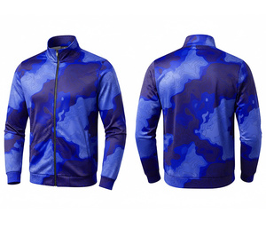 Chaqueta Deportiva Personalizada al por Mayor con Cierre de Sublimación, de Poliéster, Cálida, Transpirable y de Secado Rápido |   Tallas Hombre Mujer Juvenil |   Chaqueta de Entrenamiento - Product Image 4