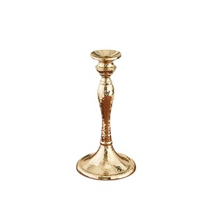 Porte-bougies coniques en laiton massif de haute qualité, chandeliers décoratifs en métal faits à la main pour la décoration intérieure et les mariages - Product Image 6