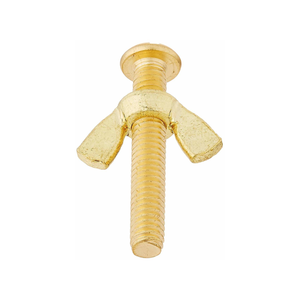 Boulon à ailettes en laiton de qualité supérieure, durable et facile à installer, fixation manuelle pour applications industrielles, décoratives et de bricolage - Product Image 2
