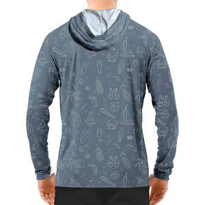 Camisa de Pesca de Manga Larga para Hombre, Elegante, Protección UV, Logotipo Personalizado, Impresión Protectora, Transpirable, Talla Grande 50+, para Actividades al Aire Libre - Product Image 2