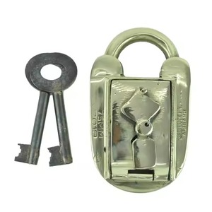 Durable Metal <b>Padlock</b> with Brass Cylinder for Enhanced Security and Long Lasting Use - Product Image 1