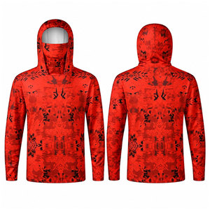 Maillot de bateau à manches longues et à capuche, designs personnalisés de qualité supérieure, approuvé UPF, et chemise pour tournoi de pêche - Product Image 1