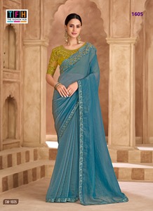 High Attractive New Design and <b>Silk</b> <b>Fabric</b> with Weaving Women Saree for Wedding Party Wear From Indian Supplier - Product Image 3