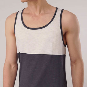 OXLO LEATHER Men's Gym <b>Stringer</b> <b>Vest</b> Slim-Fitted Breathable Quick-Dry 100% Cotton Knitted Solid 180g Sports Tank Top - Product Image 6
