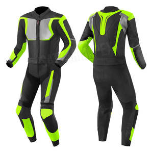 Combinaison de course moto en cuir sur mesure, vêtements de sécurité professionnels pour motards avec protection CE pour les pilotes - Product Image 4