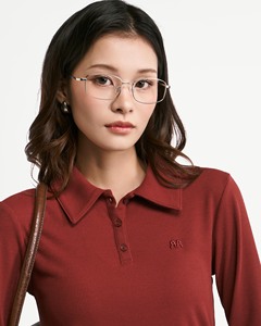 Camiseta de Punto de Manga Larga Casual para Mujer, de Alta Calidad, Ajustada, con Logotipo Bordado, Transpirable, Ecológica - Product Image 3