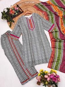 Modern Premium Woven Silk Formal Party <b>Top</b> Farshi Salwar Suit Festive Ethnic Designer Fashion Collection - Product Image 6
