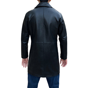 Veste en cuir pour homme en gros – Manteau d'hiver de luxe en cuir véritable de qualité supérieure avec logo personnalisé – Tendance et de la meilleure qualité - Product Image 2