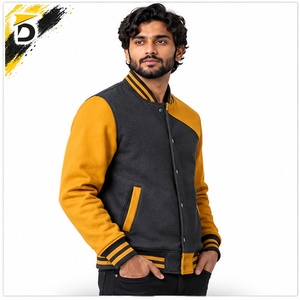 Veste varsity pour homme de haute qualité, dotée d'un tissu confortable, de coutures durables et d'un style moderne pour une mode décontractée et quotidienne. - Product Image 2