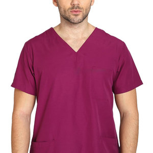 OEM Service High Quality Men Nurse Doctors <b>Scrub</b> <b>Sets</b> In Low MOQ Top Sale Breathable Hospital <b>Scrub</b> For Men - Product Image 5