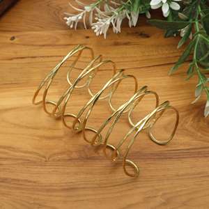 Gold Minimalist <b>Bangle</b> <b>Bracelet</b> Stackable Handmade Bohemian Chic Jewelry | Everyday Cuff | Gift for women - Product Image 5