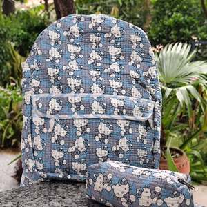 Cotton Quilt Patchwork Design Backpack Indian Laptop <b>Bag</b> Hand Bohemian <b>Hippie</b> School Backpack for Travelling <b>Bag</b> for Women - Product Image 5