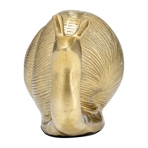 Sculpture de Escargot Doré Décoration de Table Figurine Artistique Moderne pour Salon 1 Pièce Design Moulé Plaqué Or - Product Image 3