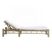 Tumbona Moderna de Bambú para Exteriores y Playa - Uso en Hoteles y Dormitorios - Product Image 3