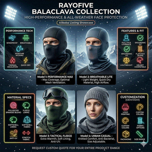 Pasamontañas Deportivo Personalizado para Hombre y Mujer, Protección Contra el Viento, para Ciclismo, Motociclismo, Esquí, con Capucha para el Sol, Color Negro - Product Image 5